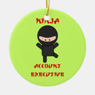Adorno De Cerámica Ejecutivo de cuenta de Ninja