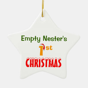Adorno De Cerámica El 1r navidad del Nester vacío
