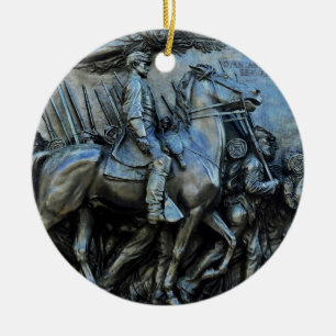 Adorno De Cerámica El 54.o regimiento de infantería voluntario de