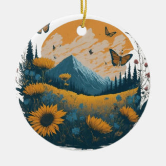 Adorno De Cerámica El abrazo de la naturaleza