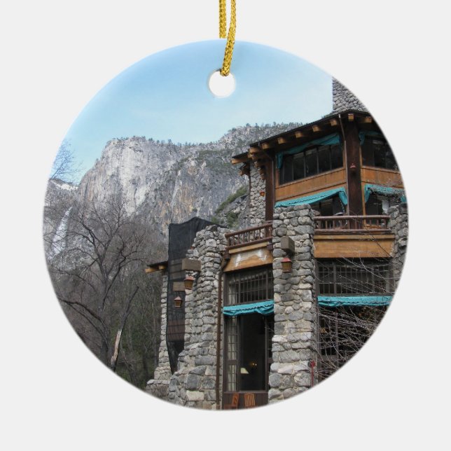 Adorno De Cerámica El Ahwahnee-Yosemite (Frente)