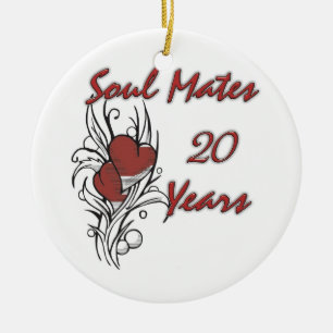 Adorno De Cerámica El alma acopla 20 años