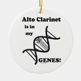 Adorno De Cerámica El Alto Clarinet Está En Mis Genes