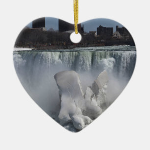 Adorno De Cerámica El americano se cae en Niagara Falls