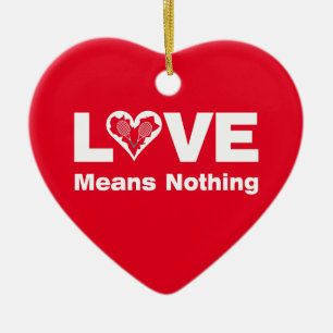Adorno De Cerámica El amor al tenis no significa nada