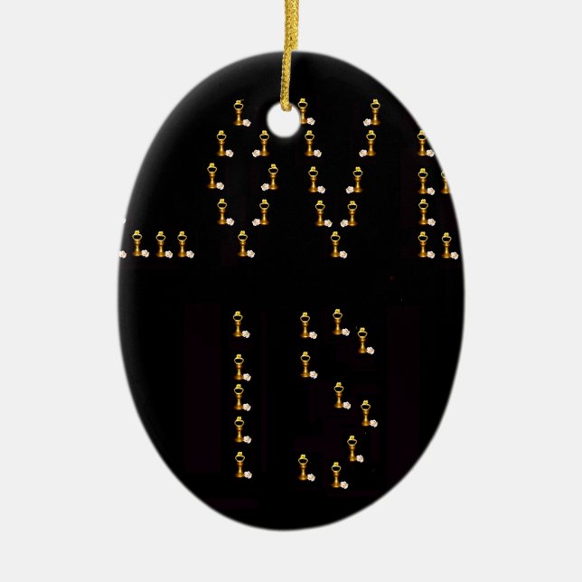 Adorno De Cerámica El amor es (Frente)