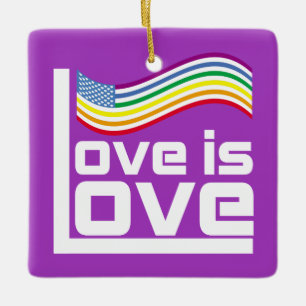 Adorno De Cerámica El amor es amor