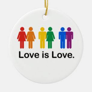 Adorno De Cerámica El amor es amor