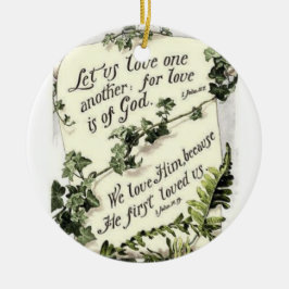 Adorno De Cerámica El amor está de dios