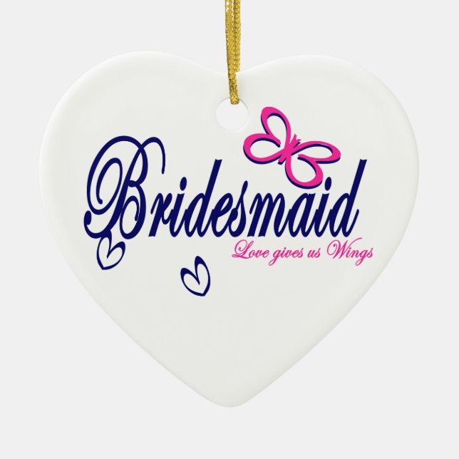 Adorno De Cerámica El amor nos da alas (Frente)