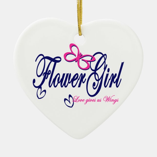 Adorno De Cerámica El amor nos da alas (Frente)