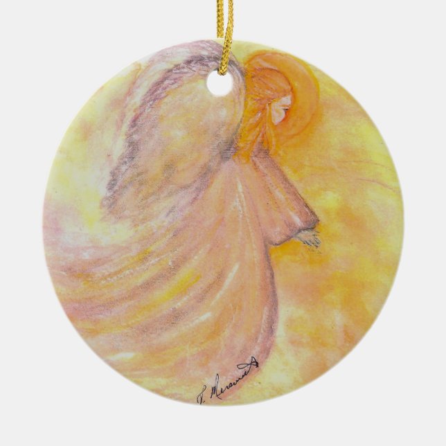 Adorno De Cerámica El ángel de Jeanne (Frente)