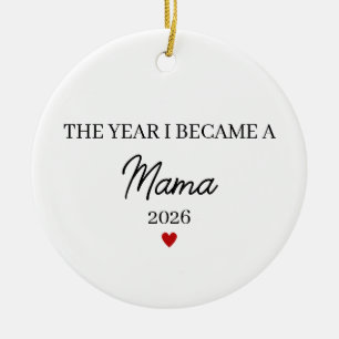 Adorno De Cerámica El año en que me convertí en mamá, Mamá por primer