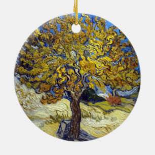 Adorno De Cerámica El árbol de morera. Vincent Van Gogh.