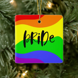 Adorno De Cerámica El arco iris del orgullo moderno