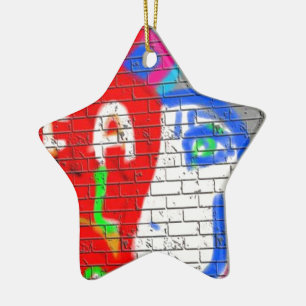 Adorno De Cerámica El arte del graffiti nunca está solo