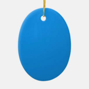 Adorno De Cerámica El artista creó la sombra azul del color: Añada 