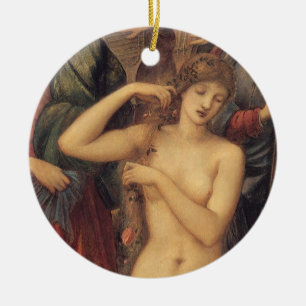Adorno De Cerámica El Baño de Venus por Sir Edward Coley Burne-Jones