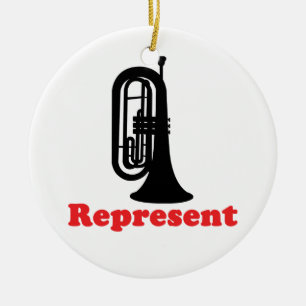 Adorno De Cerámica El barítono de la banda representa
