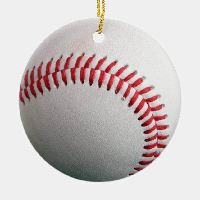 Adorno De Cerámica el béisbol es fresco (Frente)
