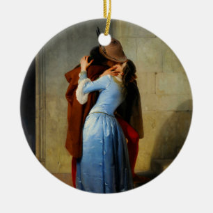 Adorno De Cerámica El beso Francesco Hayez