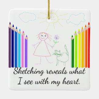 Adorno De Cerámica El bosquejar es mi afición