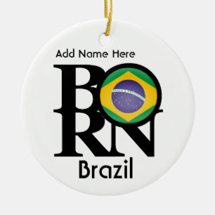Adorno De Cerámica El Brasil NACIDO