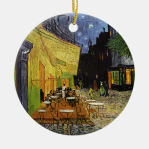 Adorno De Cerámica El café nocturno de Van Gogh