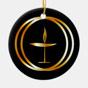 Adorno De Cerámica El cáliz flamante