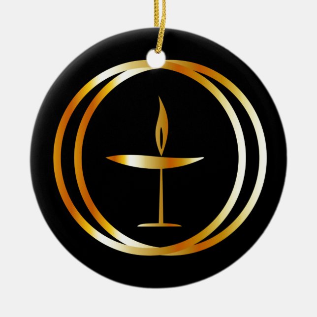 Adorno De Cerámica El cáliz flamante (Frente)