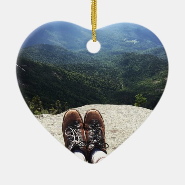 Adorno De Cerámica El caminar encima del mundo (Frente)