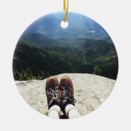 Adorno De Cerámica El caminar encima del mundo (versión 1)