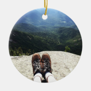 Adorno De Cerámica El caminar encima del mundo (versión 1)