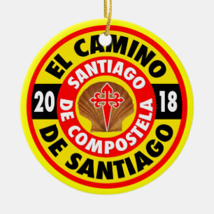 Adorno De Cerámica EL Camino De Santiago 2018