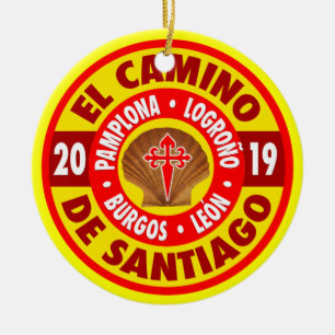 Adorno De Cerámica EL Camino De Santiago 2019