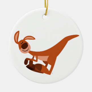 Adorno De Cerámica El canguro del Personalizado lindo saltando