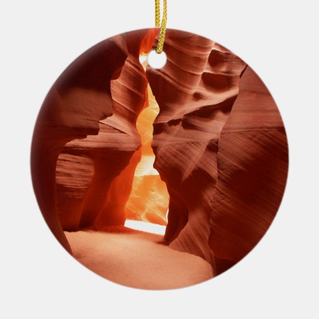 Adorno De Cerámica El Cañón del Antelope bajo asombrosa belleza (Frente)