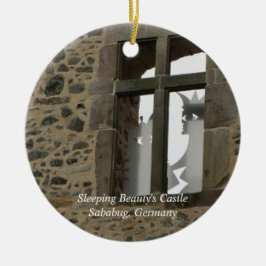 Adorno De Cerámica El castillo de la bella durmiente