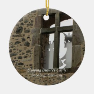 Adorno De Cerámica El castillo de la bella durmiente