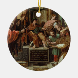 Adorno De Cerámica El cegar de Elymas (dibujo animado para el Sistine