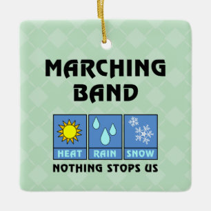 Adorno De Cerámica El clima de la banda de marchas