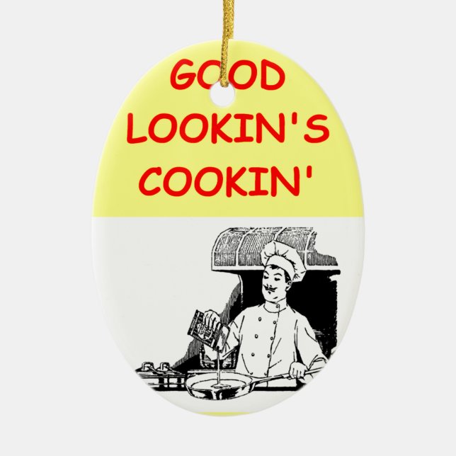 ADORNO DE CERÁMICA EL COCINAR (Frente)