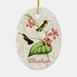 Adorno De Cerámica El colibrí