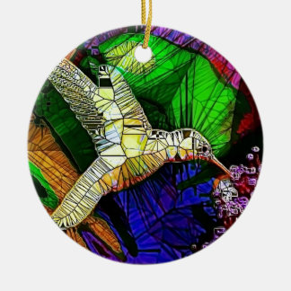 Adorno De Cerámica El colibrí de cristal