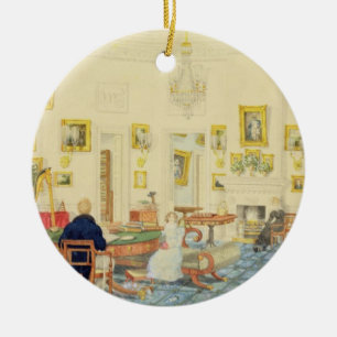 Adorno De Cerámica El cuarto del invierno en la casa del artista en