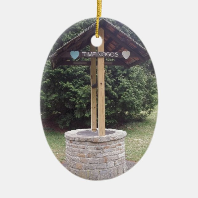 Adorno De Cerámica el desear bien (Frente)