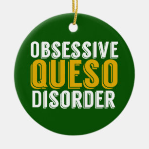 Adorno De Cerámica El desorden obsesivo queso verde