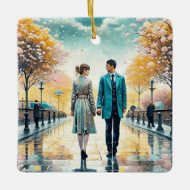 Adorno De Cerámica El Destino Nos Juntó