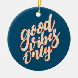 Adorno De Cerámica El día de San Valentín de sólo buenas vibraciones 