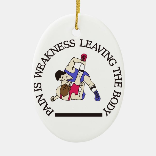 Adorno De Cerámica El dolor es… (Frente)